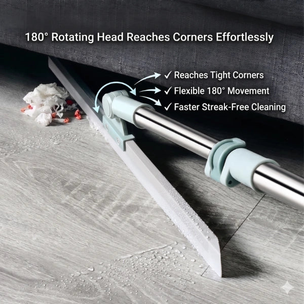 FlexiWipe Stainless Steel Floor Wiper | Wet & Dry Floor Cleaner